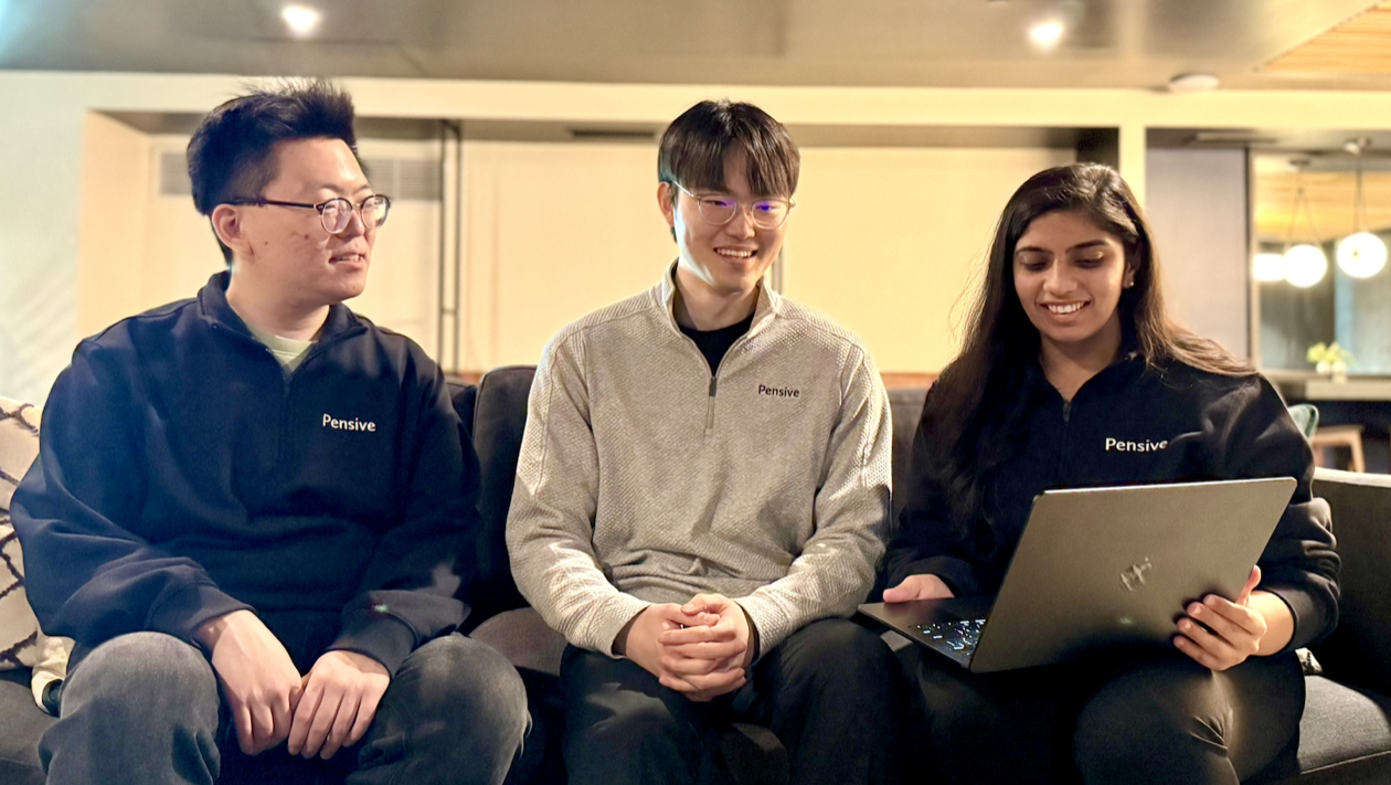 Pensive team collaboration